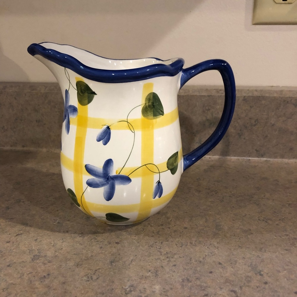 Pretty ceramic pitcher
